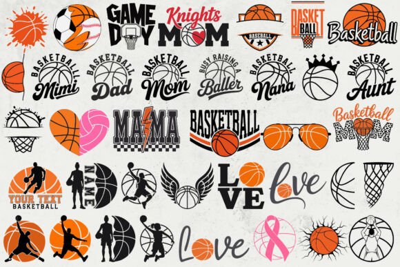 Basketball Bundle SVG: A Versatile Design for Embroidery