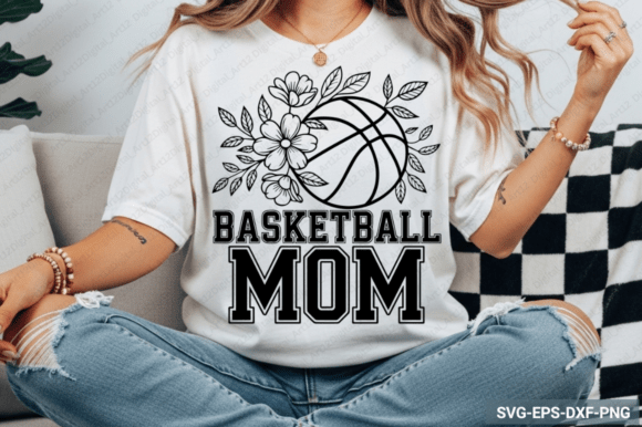 Basketball Mom SVG Design for Creative Projects