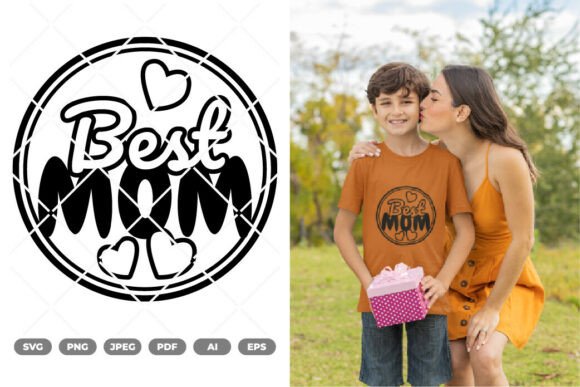 Best Mom SVG Clipart: A Heartfelt Embroidery Choice