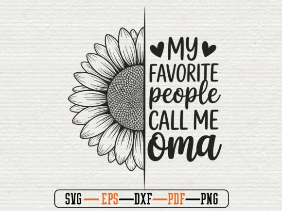 Charming Sunflower Mom SVG for Embroidery