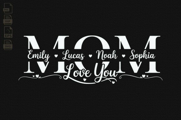 Mom SVG for Mother's Day: A Versatile Embroidery Design
