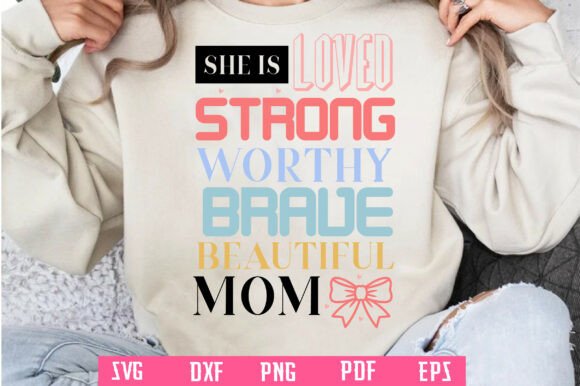 Mother's Day SVG: A Unique She is Mom Design