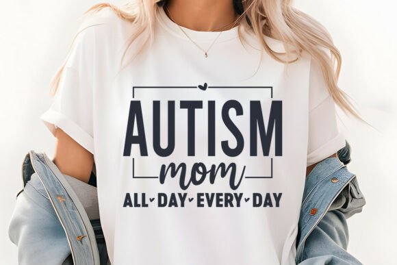 Retro Autism Mom SVG: A Heartfelt Embroidery Design