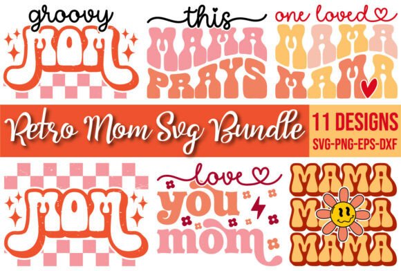Retro Mom SVG Bundle: A Groovy Design Review