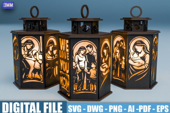 Review: We Love You Mom SVG Lantern Design
