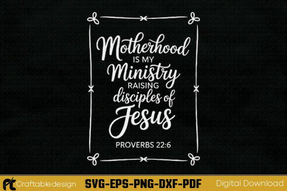 Reviewing Motherhood Christian Mom SVG for Embroidery