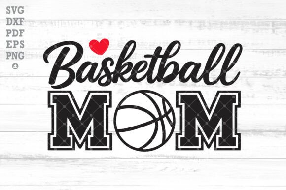 Stylish Basketball Mom SVG for Custom Gear
