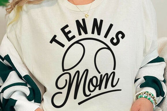 Tennis Mom Svg: A Charming Design for Embroidery