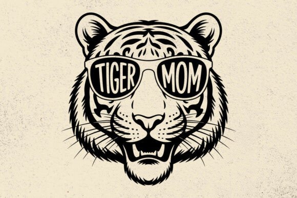 Tiger Mom Svg: A Roaring Addition to Your Embroidery