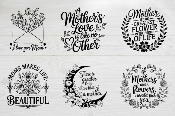 Wildflower Mom SVG for Mother's Day
